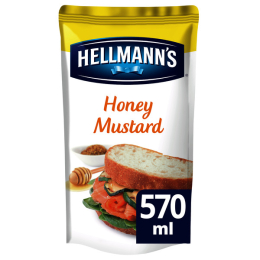 Sauce sandwich miel et moutarde poche 602g x5 - HELLMANN'S
