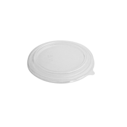 Couvercle PET pour bol rond kraft 1300ml (300pcs) (bol associé 1393)