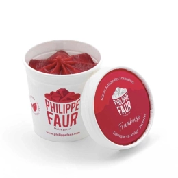 Glace Les petits pots - Framboise 100ml x9 - Création Philippe Faur
