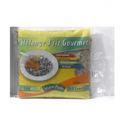 Riz 3 mélange gourmet sachet 2.5Kg - VIVIEN PAILLE