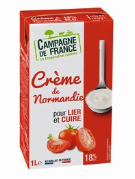 Crème UHT 18%Mg spéciale cuisson (1L x6) - mdd
