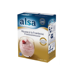 Préparation mousse framboise boite 860g /100P - ALSA