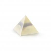 Patisseries "Autour du chocolat" - Pyramide chocolat ivoire 80g x12