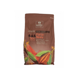 Chocolat noir Force Noire 50% de cacao pistoles sac 5Kg - CACAO BARRY