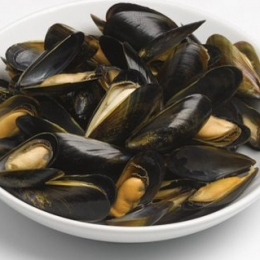 Moules entières BIO d'Irlande cuites dans leurs jus 1Kg - mdd - Surgelé