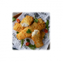 Fish & chips cabillaud 120/140g 5Kg - Surgelé