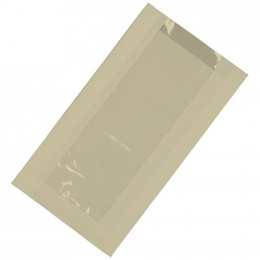 Sac sandwich papier kraft brun avec fenêtre (140x40x250mm) (x1000)