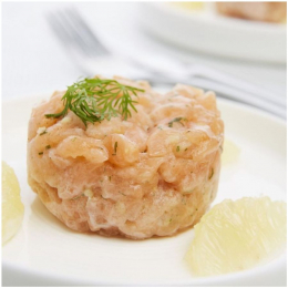 Tartare de saumon au citron ciboulette (70g x2) - Surgelé
