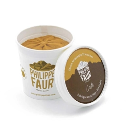 Glace Les petits pots - Café 100ml x9 - Création Philippe Faur