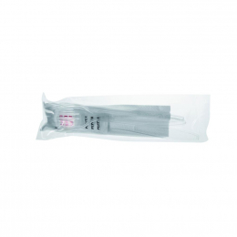 Kit couvert "Luxe" PS transparent 6/1 (couteau, fourchette, cuillère, serviette, sel et poivre) (180x65mm) (x250)