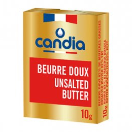 Beurre micro doux 82%Mg (10g x100) - CANDIA