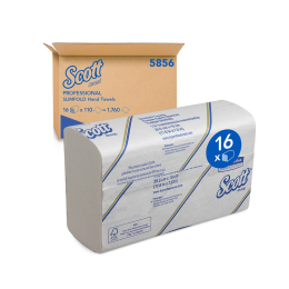 Essuie-mains enchevêtré 1pli slimfold 29.5x19cm (paquet 110F x16) - SCOTT