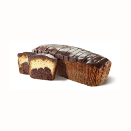 Patisseries - Cake marbré chocolat - prédécoupé 17 parts (1350g x2)