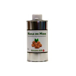 Huile de noix bidon 50cl - HUILERIE GID