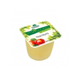 Compote assortiment 4 parfums pomme en coupelle plastique (100g x120) - VALADE EN CORRÈZE