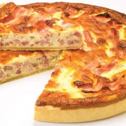 Quiche lorraine Ø28.8cm cuite 1.4Kg - mdd - Surgelé