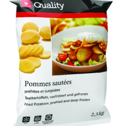 Pomme sautée rondelle (2.5Kg x4) - mdd - Surgelé