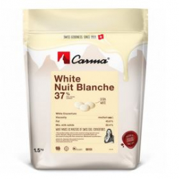 Chocolat blanc de couverture 37% paquet 1.5Kg - CARMA