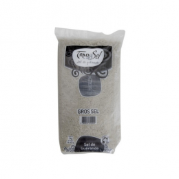 Gros sel gris de Guérande IGP sac 5Kg - TRADYSEL