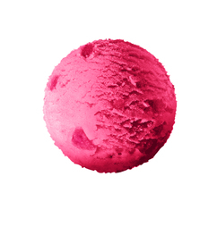 Crème glacée fraise avec morceaux de fraise 2.4L - mdd - Surgelé