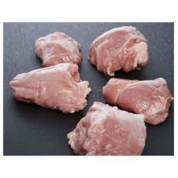 Sauté de veau épaule s/os s/v 60/70g sachet 2Kg ptf UK/UE