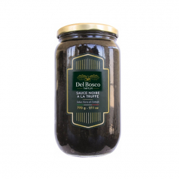 Sauce noire à la truffe d'été (Tuber aestivum Vitt) 3% 770g - DEL BOSCO