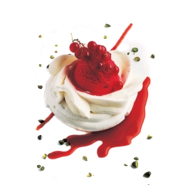 Dessert individuel glacé - Vacherin fraise 200ml x12