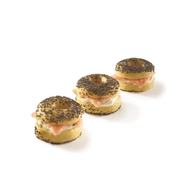 Réception salée - Mini bagel saumon 16g x48