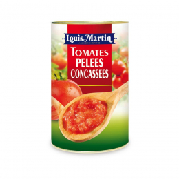 Tomate pelée concassée boite 5/1 3.825Kg France - LOUIS MARTIN