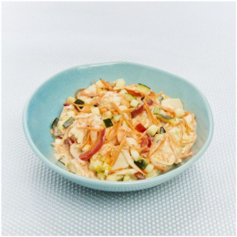 Salade de gambas surimi mandarine barquette 1.5Kg