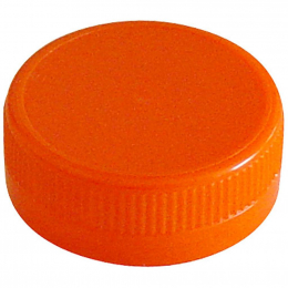 Capsule pour bouteille "Fruita" en PP orange (40x15mm) (x200) (pour bouteille "Fruita" 800040/C3, 800039/C, 800042/C1) (bouchon)