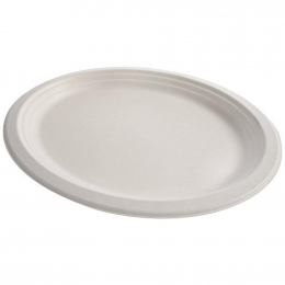 Assiette ovale pulpe blanche (230x170x25mm) [600 (24x25)]