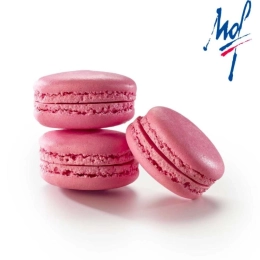Macarons framboise 4.2cm (16g x45) - Création Philippe Urraca