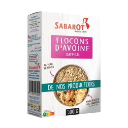 Flocons d'avoine 500g - SABAROT