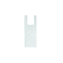 Tablier plastique blanc renforcé gaufré 71x117cm 20µ