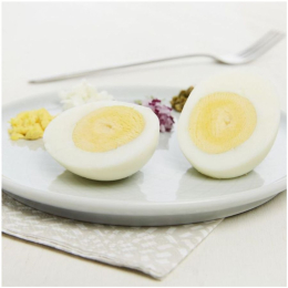 Oeuf dur petit écalé (4 plateaux de 45 oeufs) <53g x180