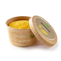 Glace Petit pot kraft BIO - Mangue 120ml x24