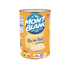 Riz au lait à la vanille boite 5/1 - MONT BLANC