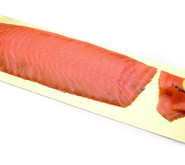 Saumon Atlantique fumé de Norvège salé sel sec prétranché ASC (0.9/1.3Kg)