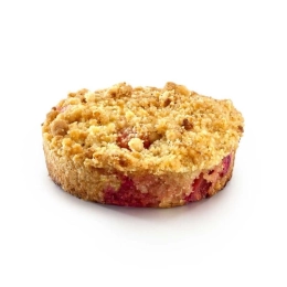Patisseries individuelles - Sablé crumble fruits rouges 100g x24