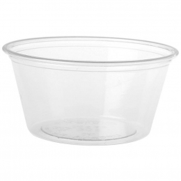 Mini pot à sauce 6cl PET (x2500) (couvercle associé : 09POTL2)