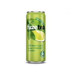 Boisson thé vert menthe citron (boite slim 33cl x24) - FUZETEA