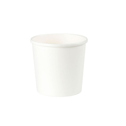 Pot carton blanc ø115mm 480ml (20 x25pcs) - E&C