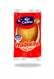 Madeleine aux oeufs sans sucre ajouté étuis (25g x150) - KER CADELAC