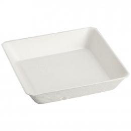 Assiette pulpe carrée (90x90x15mm) (x1000)