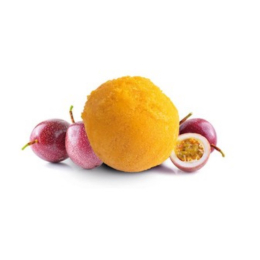 Sorbet passion avec morceaux de pêche 2.4L/1.354Kg - mdd - Surgelé