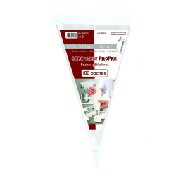 Poche patissière 82µ (sachet de 100 poches) - PUBLI EMBAL