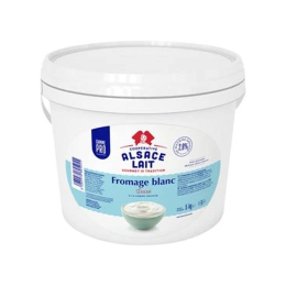 Fromage blanc frais lissé 2.8%Mg 5Kg - ALSACE LAIT