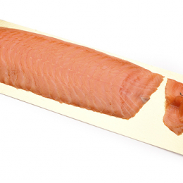 Saumon fumé de Norvège salé sel sec prétranché  (0.9/1.3Kg)