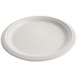 Assiette ronde pulpe blanche Ø260mm (260x25mm) [500 (20x25)]